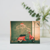 イタリアのスクーター ポストカード (スタンド正面)