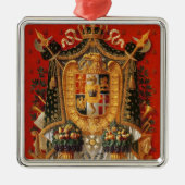 イタリアのタペストリーのためのデザインの紋章付き外衣 メタルオーナメント (正面)