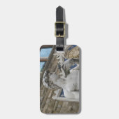 イタリアのダビデ像ミケランジェロ ラゲッジタグ (正面縦)