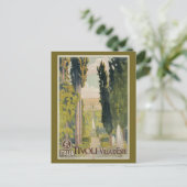 イタリアのチヴィタヴェッキア近郊の世界遺産、ティボリのラツィオ州ローマ ポストカード (スタンド正面)