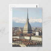 イタリアのトリノのモル・アントネリアナは高い所から見た ポストカード (正面/裏面)