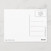 イタリアのドロミテス地方のラゴ・ディ・ブレイス ポストカード (裏面)