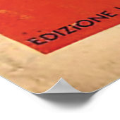 イタリアのドロミテス・アルプスでカップル ポスター (角)