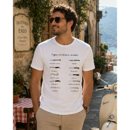イタリアのナイフの種類Tシャツ Tシャツ
