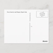 イタリアのナポリからの挨拶 ポストカード (裏面)