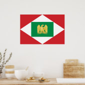 イタリアのナポレオン王国国旗 ポスター (キッチン)