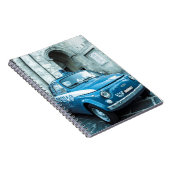 イタリアのノートのフィアット500のパトカー ノートブック (右側)