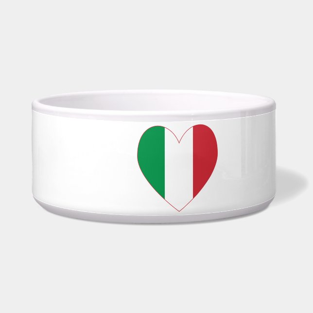 イタリアのハートフラグ ボウル (左)