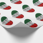 イタリアのハート ラッピングペーパー (角)