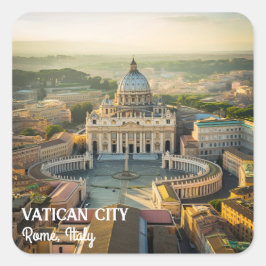 イタリアのバチカン市で愛される穏やかなスポット スクエアシール