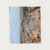 イタリアのバチカン：聖ペテロ広場の空中風景 タペストリー (正面)