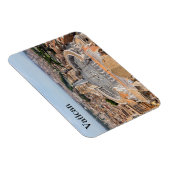 イタリアのバチカン：聖ペテロ広場の空中風景 マグネット (右側)