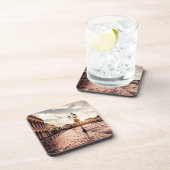 イタリアのパドヴァにある広場の夕日 コースター (右側)