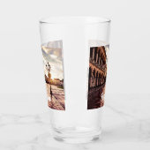 イタリアのパドヴァにある広場の夕日 タンブラーグラス (左)