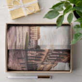 イタリアのパドヴァにある広場の夕日 薄葉紙 (ギフト)