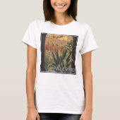 イタリアのパレルモのためのヴィンテージ旅行ポスター。 Tシャツ (正面)