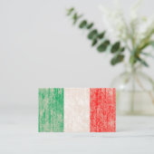 イタリアのパンチカードの旗 ロイヤリティカード (スタンド正面)