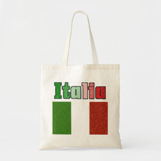 イタリアのビンテージフラグキャンバストートバッグ トートバッグ