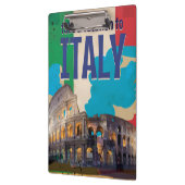 イタリアのビンテージ旅行ポスター クリップボード (左)