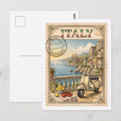 イタリアのビンテージ旅行 ポストカード (正面/裏面)