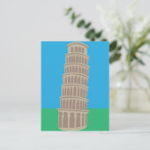 イタリアのピサの斜塔 ポストカード (スタンド正面)