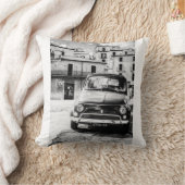 イタリアのフィアット500、クラシック車の枕、クッション クッション (ブランケット)