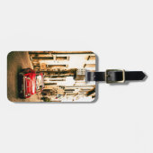 イタリアのフィアット500 Cinquecento ラゲッジタグ (正面横)