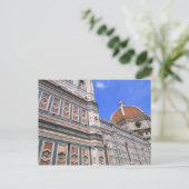 イタリアのフィレンツェに隣接する有名なドゥーモ教会 ポストカード (スタンド正面)