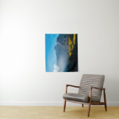 イタリアのフシネ湖で馬に昇る太陽 タペストリー (インサイチュ)