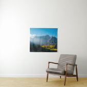 イタリアのフシネ湖で馬に昇る太陽 タペストリー (インサイチュ(横))