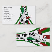 イタリアのフットボールのサッカーのコーチの名刺 名刺 (正面/裏面)