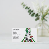 イタリアのフットボールのサッカーのコーチの名刺 名刺 (スタンド正面)