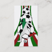 イタリアのフットボールのサッカーのコーチの名刺 名刺 (裏面)