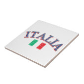 イタリアのフットボールのデザイン タイル (側面)