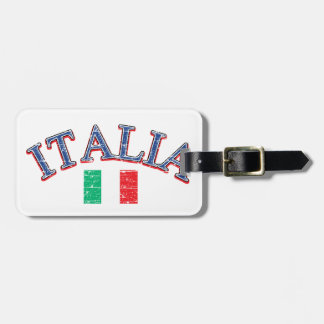 イタリアのフットボールのデザイン ラゲッジタグ