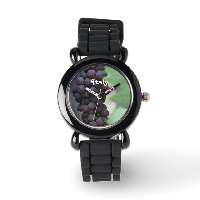 イタリアのブドウ園 腕時計 (正面)