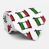 イタリアのブラシの旗 ネクタイ (ロール)