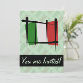 イタリアのブラシの旗 招待状 (スタンド正面)
