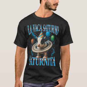 イタリアのブレインロットミーム ラ・バカ・サトゥルノ・サトゥルニータ・ビ Tシャツ
