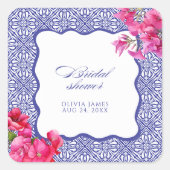 イタリアのブーゲンビリアのブライズシャワー スクエアシール (正面)