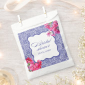 イタリアのブーゲンビリアのブライズシャワー フェイバーバッグ (クリップ留めされた状態)