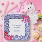 イタリアのブーゲンビリアのブライズシャワー ペーパープレート (パーティー)