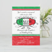 イタリアのプリンセスパーティーの招待状 招待状 (スタンド正面)