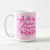 イタリアのプリンセス コーヒーマグカップ (左)