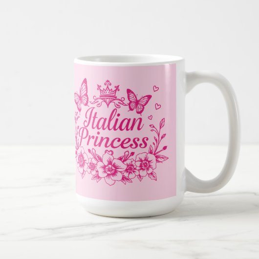 イタリアのプリンセス コーヒーマグカップ (右)