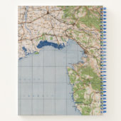 イタリアのベネチアの地図 ノートブック (裏面)