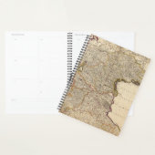 イタリアのベネチア地域の地図 プランナー手帳 (ディスプレー)