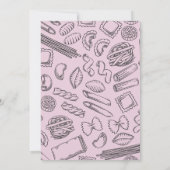 イタリアのベビーシャワー Ciao Baby, 性別問わず 招待状 (裏面)