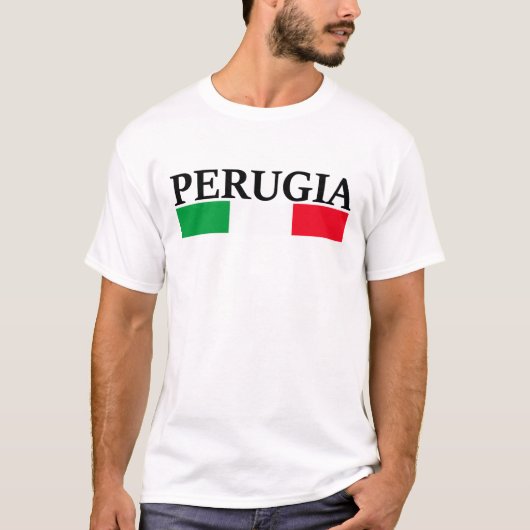 イタリアのペルージャが好き Tシャツ (正面)