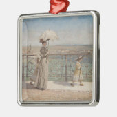イタリアのポンテヌオヴォブリッジのレディとガールズ メタルオーナメント (左)